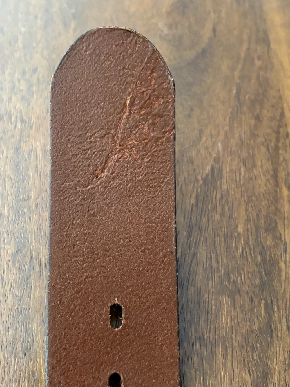 WRANGLER Embossed Eagle Pattern Leather Men’s Belt Brass-toned Buckle Sz 40/100